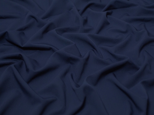 Minerva Core Range Stretch Woven Fine Gabardine Twill Fabric French Navy