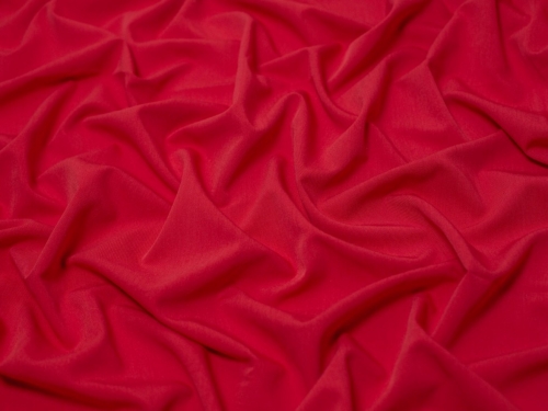 Minerva Core Range Stretch Woven Fine Gabardine Twill Fabric Red