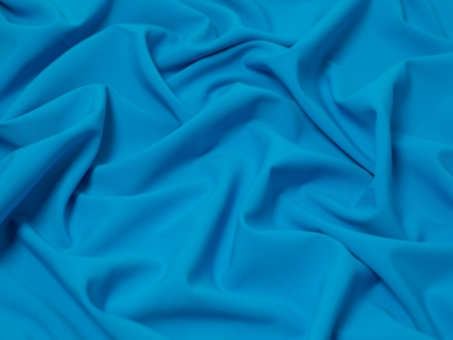 Minerva Core Range Stretch Woven Fine Gabardine Twill Fabric Intense Aqua
