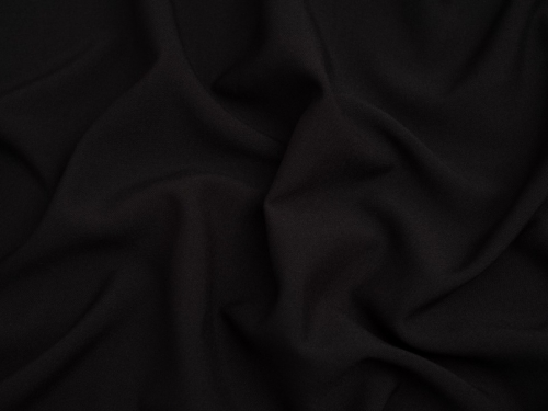 Minerva Core Range Wool Touch Stretch Woven Suiting Fabric Black