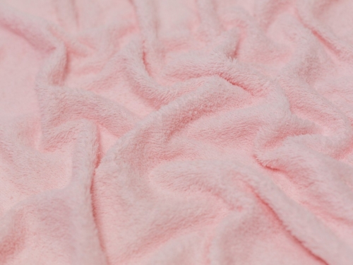 Minerva Core Range Luxury Cotton Towelling Fabric Powder Pink