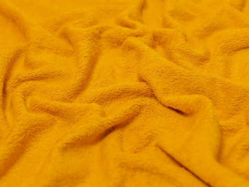 Minerva Core Range Luxury Cotton Towelling Fabric Deep Gold