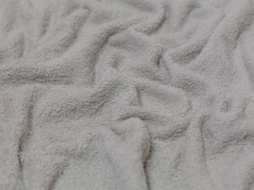 Minerva Core Range Luxury Cotton Towelling Fabric Powder Grey