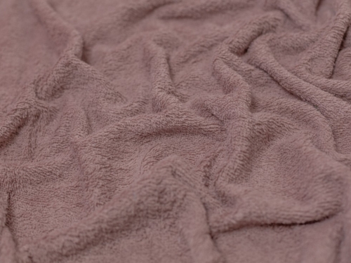 Minerva Core Range Luxury Cotton Towelling Fabric Dusky Pink