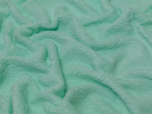Minerva Core Range Luxury Cotton Towelling Fabric Bright Mint