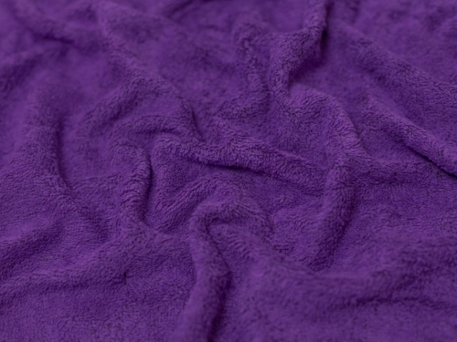 Minerva Core Range Luxury Cotton Towelling Fabric Purple