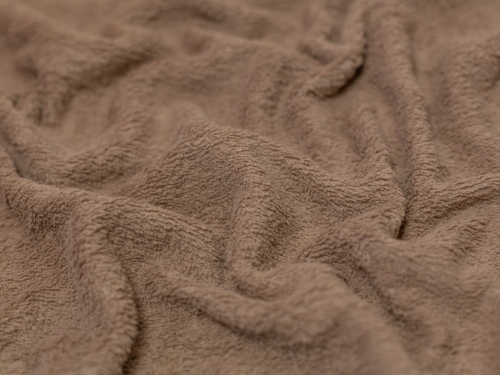 Minerva Core Range Luxury Cotton Towelling Fabric Coffe