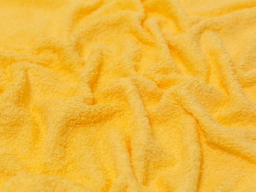 Minerva Core Range Luxury Cotton Towelling Fabric Lemon Yellow