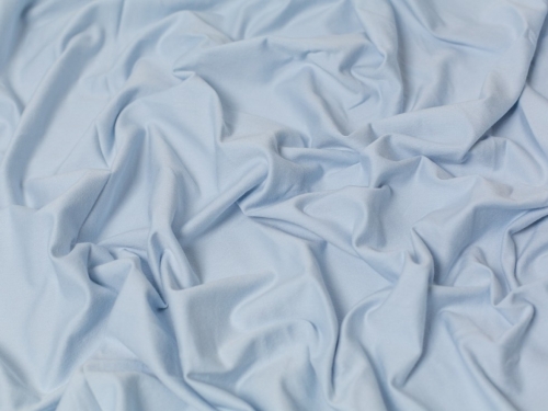 Minerva Core Range Cotton Lycra Jersey Stretch Knit Fabric Powder Blue