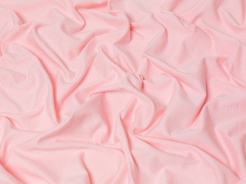 Minerva Core Range Cotton Lycra Jersey Stretch Knit Fabric Powder Pink