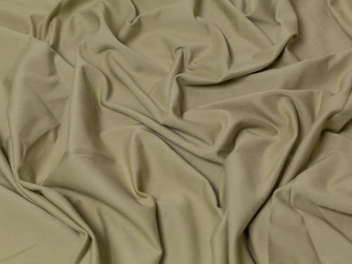 Minerva Core Range Cotton Lycra Jersey Stretch Knit Fabric Natural