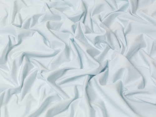 Minerva Core Range Cotton Lycra Jersey Stretch Knit Fabric Pastel Blue