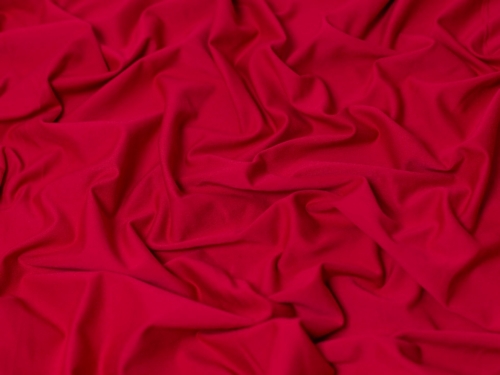 Minerva Core Range Cotton Lycra Jersey Stretch Knit Fabric Ruby