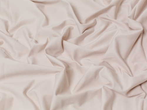 Minerva Core Range Cotton Lycra Jersey Stretch Knit Fabric Almond