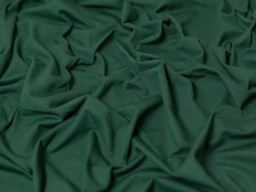 Minerva Core Range Cotton Lycra Jersey Stretch Knit Fabric Basil Green