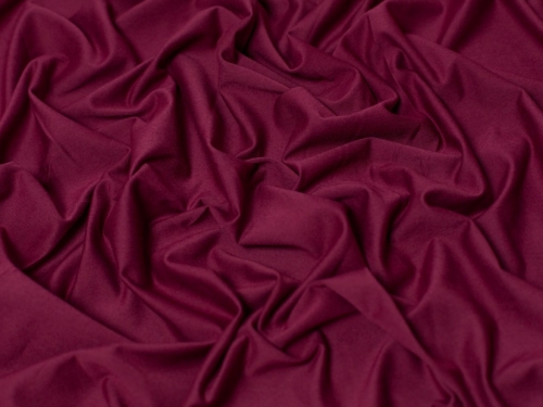 Minerva Core Range Cotton Lycra Jersey Stretch Knit Fabric Dark Bordeaux