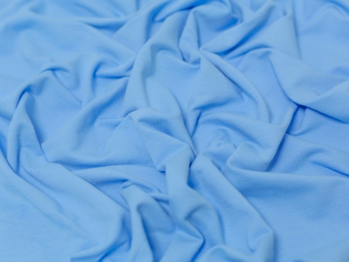 Minerva Core Range Medium Loop Back French Terry Stretch Knit Fabric Light Blue