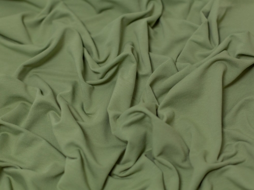 Minerva Core Range Medium Loop Back French Terry Stretch Knit Fabric Fern Green