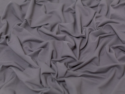 Minerva Core Range Medium Loop Back French Terry Stretch Knit Fabric Dark Grey