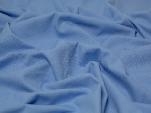 Minerva Core Range Washed Cotton Canvas Fabric Light Blue