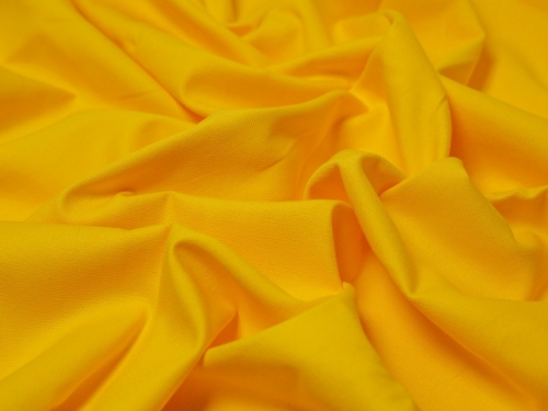 Minerva Core Range Washed Cotton Canvas Fabric Yellow