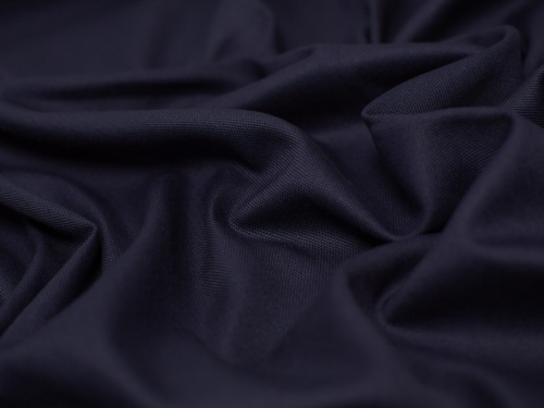 Minerva Core Range Washed Cotton Canvas Fabric Navy Blue