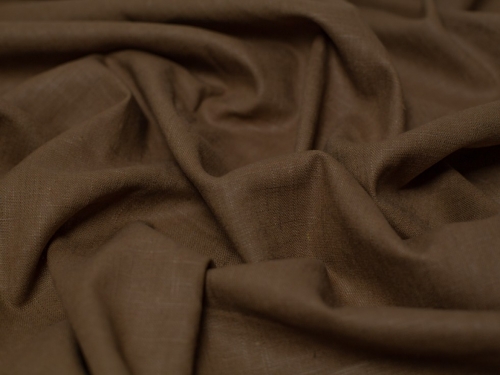 Minerva Core Range Mill Washed 100% Linen Fabric Army Green