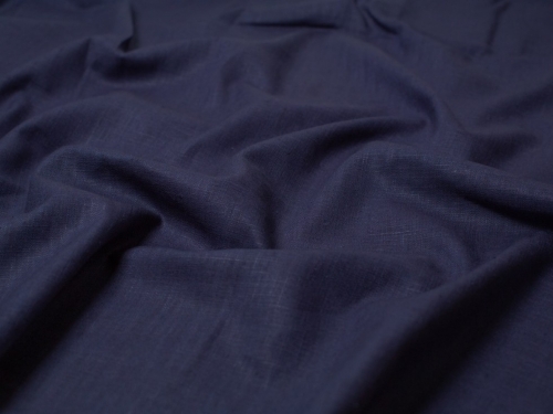 Minerva Core Range Mill Washed 100% Linen Fabric Petrol