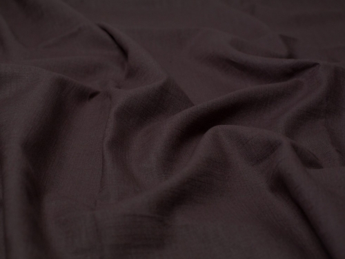 Minerva Core Range Mill Washed 100% Linen Fabric Dark Grey