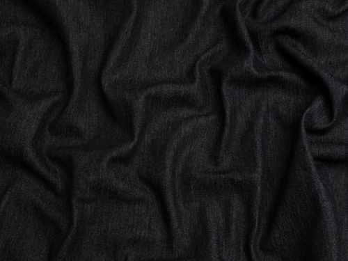 Minerva Core Range 300gsm Stretch Washed Denim Fabric Black