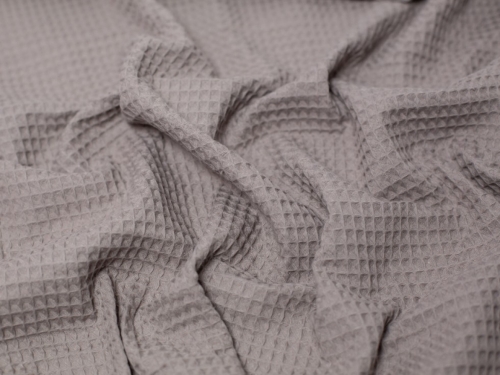Minerva Core Range Medium Cotton Waffle Fabric Sandstone