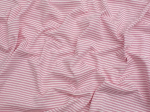 Minerva Core Range Cotton Jersey Stretch Knit Fabric Bright Rose
