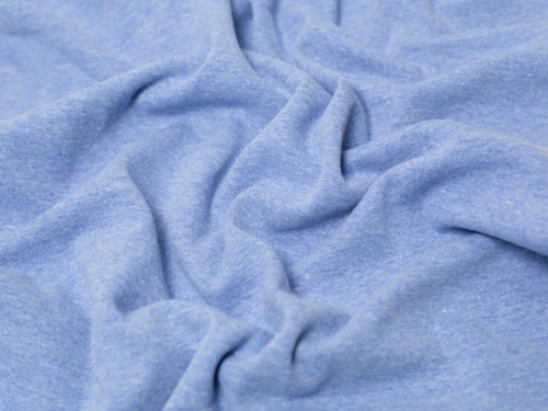 Minerva Core Range Melange Tubular Ribbing Stretch Knit Fabric Seaside