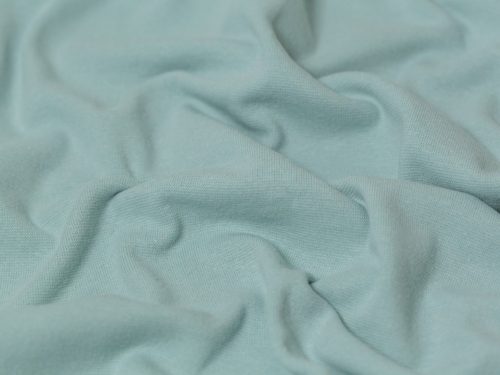Minerva Core Range Tubular Ribbing Stretch Knit Fabric Pastel Green