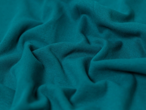 Minerva Core Range Tubular Ribbing Stretch Knit Fabric Jewel
