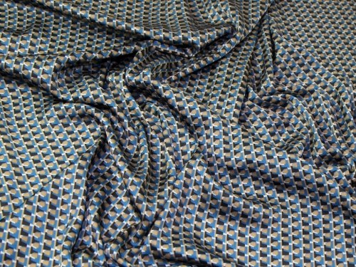 Deadstock Charmeuse Silky Satin Fabric Teal