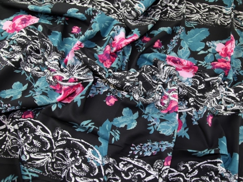 Deadstock Cotton Lawn Fabric Black