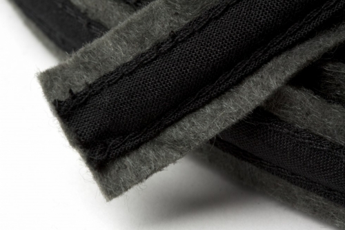 Hemline Felt Covered Polyester Boning Dark Grey