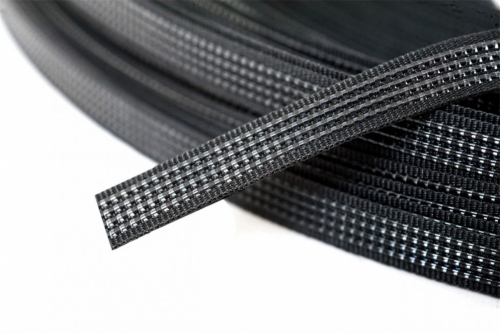 Hemline Polyester Boning Black