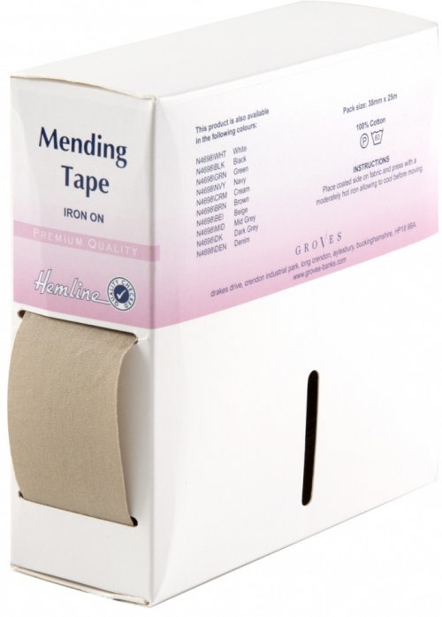 Hemline Repair Mending Tape Beige