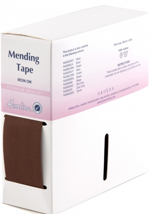 Hemline Repair Mending Tape Brown