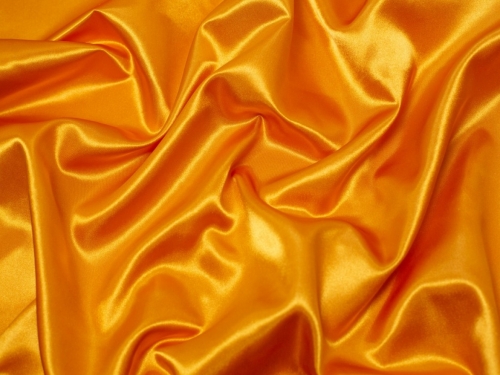 Minerva Core Range Soft Polyester Satin Fabric Carrot