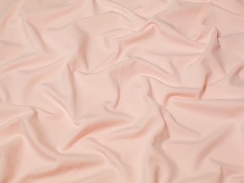 Minerva Core Range Heavy Cotton Jersey Stretch Knit Fabric Blush