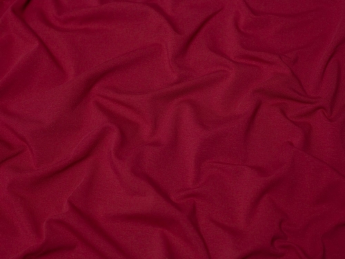 Minerva Core Range Heavy Cotton Jersey Stretch Knit Fabric Wine