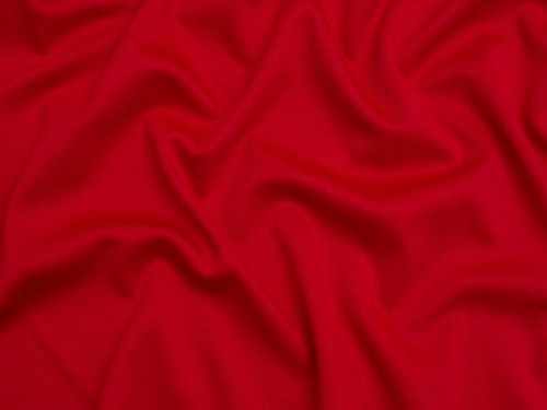 Minerva Core Range Brushed Ponte Roma Double Stretch Knit Fabric Red