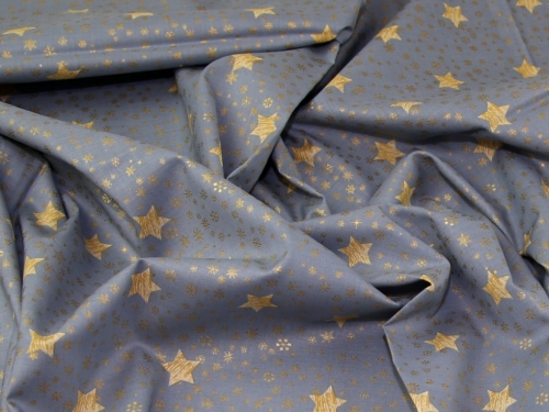 Deadstock 100% Cotton Fabric Grey