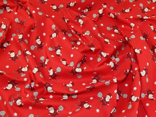 Deadstock 100% Cotton Fabric Red