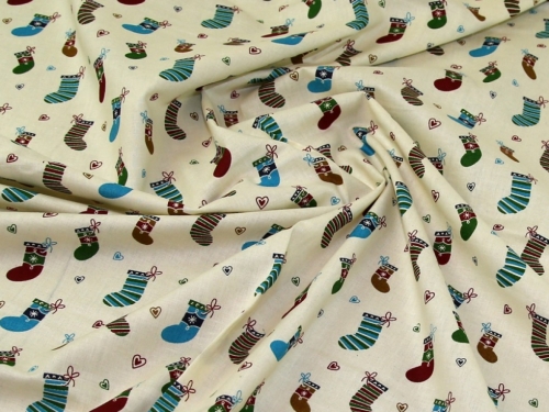 Deadstock 100% Cotton Fabric Cream
