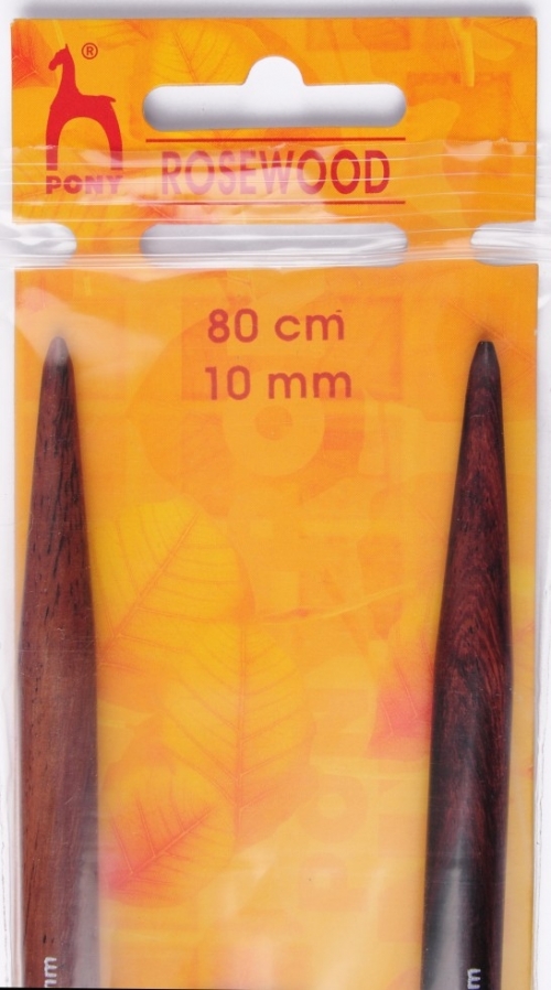 Pony Rosewood Circular Needles
