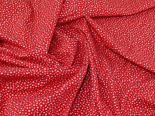 Deadstock 100% Cotton Poplin Fabric Red